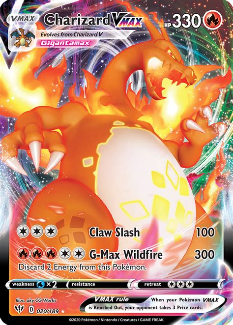 Charizard Vmax Darkness Ablaze Pokemon Card Pikawiz