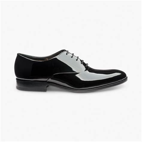 Loake Patent Black Leather Tuxedo Oxford Shoes 7mile Shoes