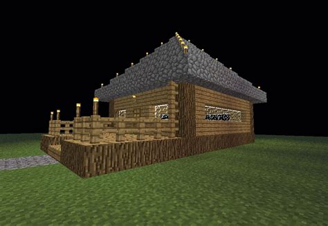 oak wood house with oak wood planks Minecraft Map