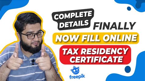 Tax Residency Certificate Submit Billing Information And Tax Form On