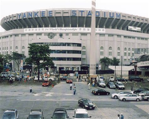 Old Yankee Stadium Exterior View | MLB Stadiums Framed Print