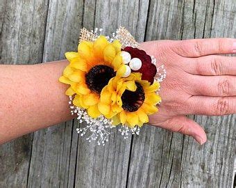 Burgundy Sunflower Bouquet Bridesmaid Bouquet Sunflower Bridesmaid