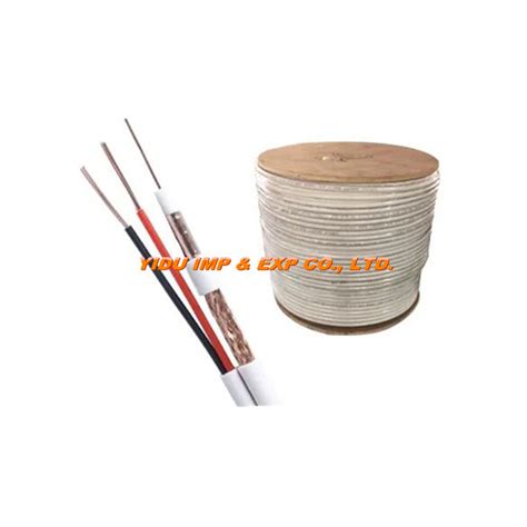 Coaxial Cable 2c Power Cable CCTV CATV Cable RG6 Copper Cable Coaxial