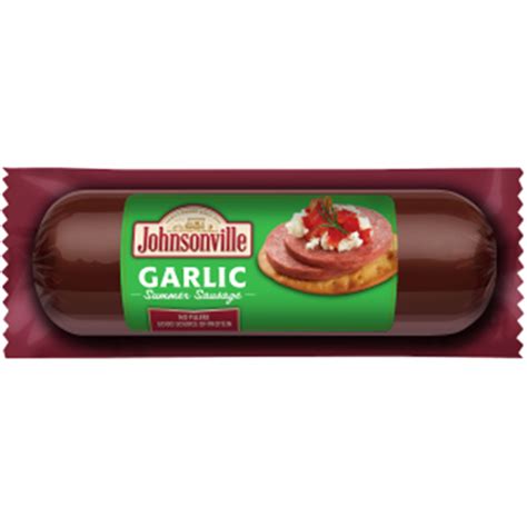 Johnsonville Garlic Summer Sausage Chub 12 Oz Shipt