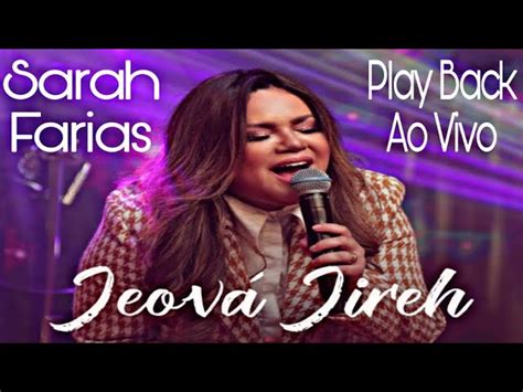 Sarah Farias Jeov Jireh Play Back Legendado Ac Stico Fm Cover