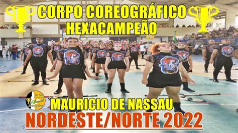 CORPO COREOGRÁFICO 2022 BMMN 2022 BM MAURICIO DE NASSAU 2022 NA