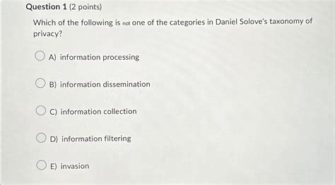 Solved Question 1 2 ﻿points Which Of The Following Is Not