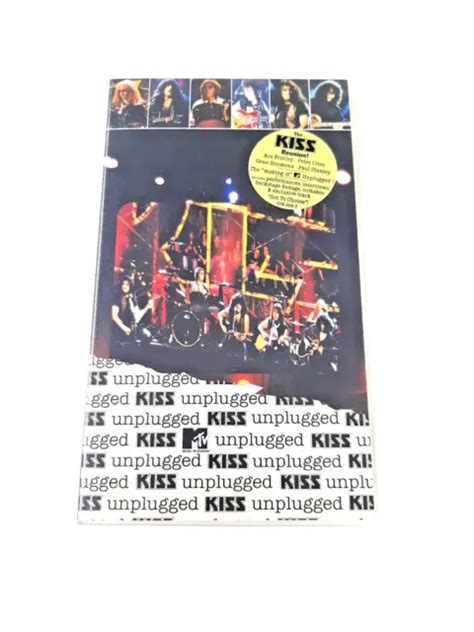 Kiss Mtv Unplugged Video Vhs Cassette Vintage Musikauftritte