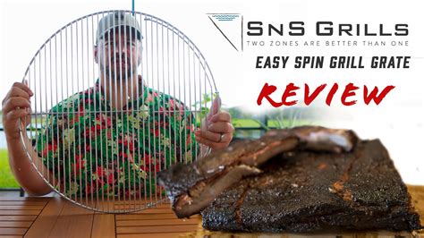 Sns Grills Easy Spin Grill Grate Review Plus Dad Tried A New Method For Ribs On The Kettle