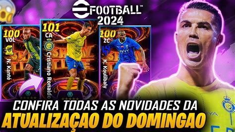 🚨🔥 Cr7 101 De Overall Chegou AtualizaÇÃo Do Domingo De Natal Completa Efootball 2024 Youtube