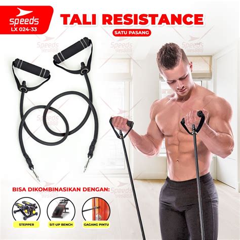 Jual Speeds Tali Stretching Fitness Tali Resistance Elastis Olahraga