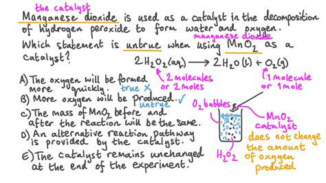 Question Video Identifying The Correct Statement For The Decomposition