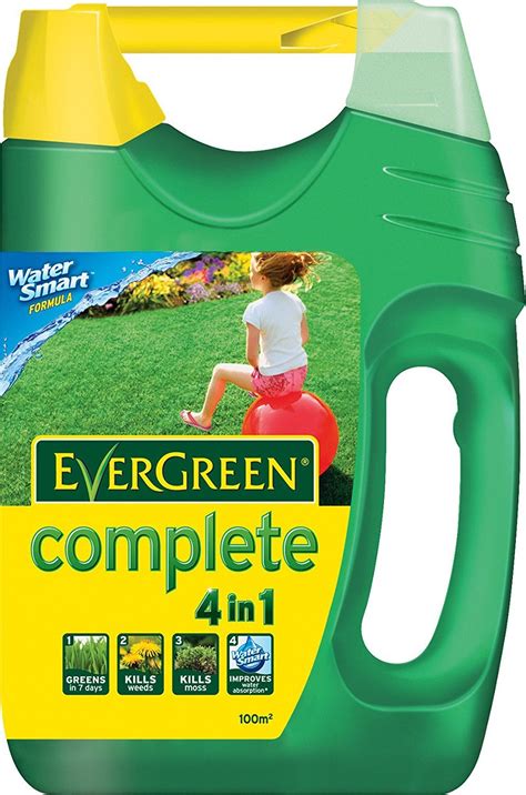 Scotts Miracle Gro 4 X Evergreen Complete Lawn Food Weed And Moss Killer Spreader 100 Sq M