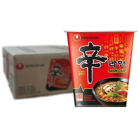 Nongshim Shin Cup Noodle Soup 24 Oz 68 G