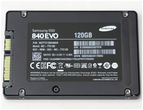 2 5 Samsung SSD 840 EVO 120GB SATA III MZ 7TE120 Festplatte 10057664