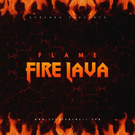 Flame Fire Lava CD Cover Template Trap Music Music Album Covers Album