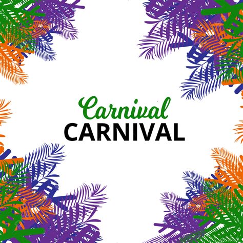 Brazilian Carnival Vector Hd PNG Images Brazilian Carnival Border With