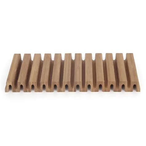 Bamboo Building Material Acoustic Linear Wall Panel Interior Fluted