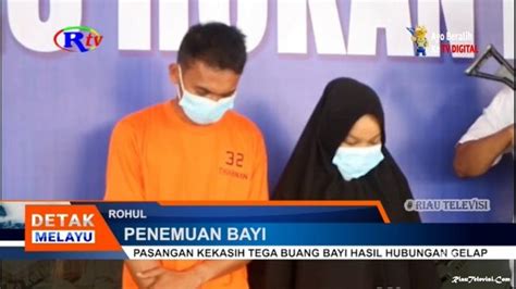 Pasangan Kekasih Tega Buang Bayi Hasil Hubungan Gelap