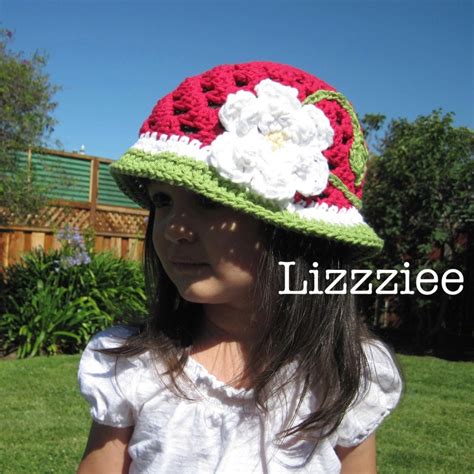 Pattern Berry Blossom Crochet Bucket Hat Pdf Make Super Cute Etsy