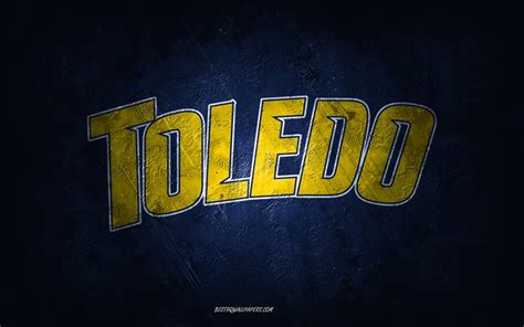 Download wallpapers Toledo Rockets, American football team, blue ...