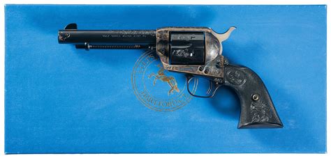 Factory Engraved Colt Third Generation SAA Revolver | Rock Island Auction