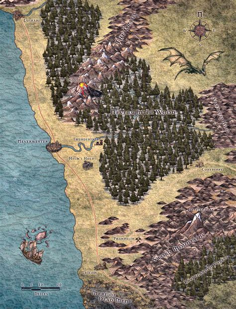 Lmop Sword Coast Map For Players Final Draft Dndmaps