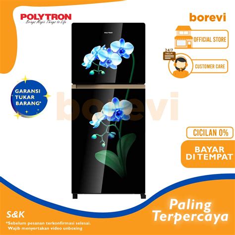 Jual Kulkas Polytron Prw Mob Kulkas Pintu Polytron Liter