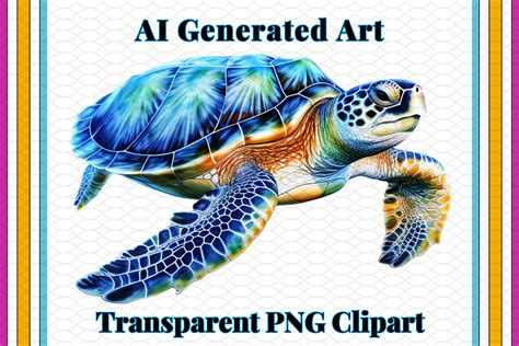 Sea Turtle Ai Generated Transparent Png Grafica Di Ai Art Originals