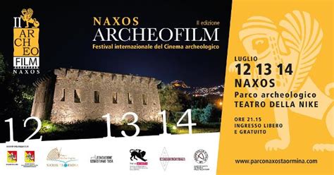 Naxos Archeofilm Festival Del Cinema Archeologico Al Parco