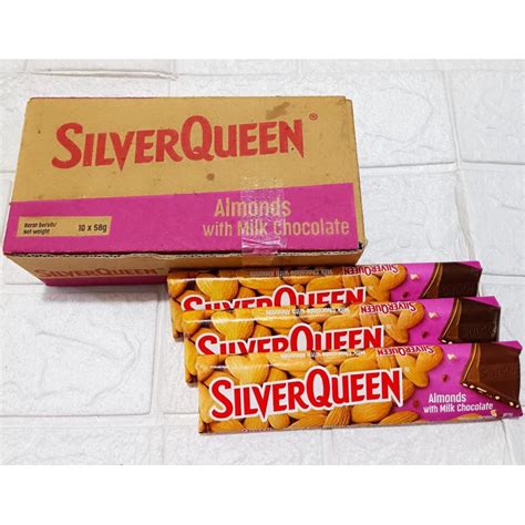 Jual Silverqueen 58gr Box Isi 10 Pcs Shopee Indonesia