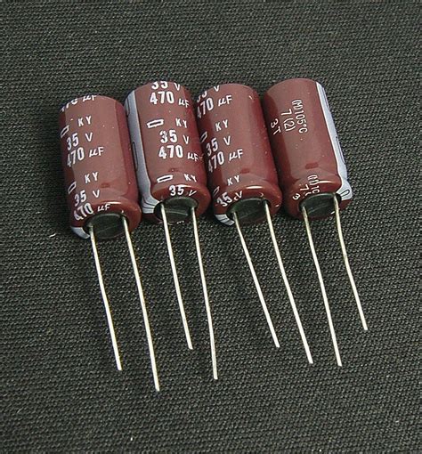 Electrolytic Capacitor Uf V Radial Polarized Aluminum Electrolytic