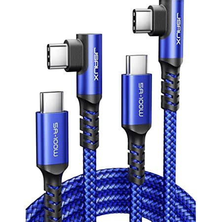 Amazon AINOPE USB C To USB C Cable 6 6ft 2 Pack Blue Electronics