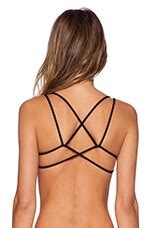 Frankies Bikinis Kaia Bikini Top In Jet Black Revolve