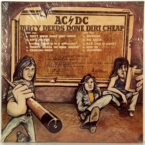 Dirty Deeds Done Dirt Cheap Album Cover