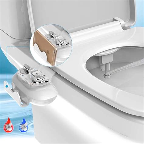 Bidet Attachment With Phone Holder Atalawa Ultra Slim Self Cleaning