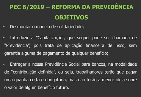 A REFORMA DA PREVIDÊNCIA E ppt carregar