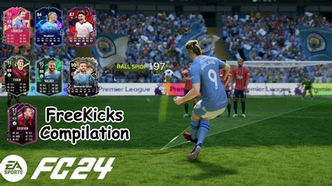 Ea Fc Mancity Free Kick Compilation Youtube