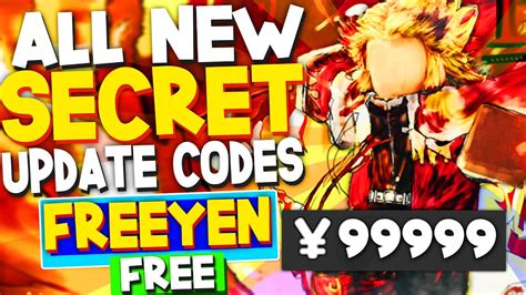 ALL NEW SECRET UPDATE CODES In DEMON BLADE TYCOON CODES Roblox