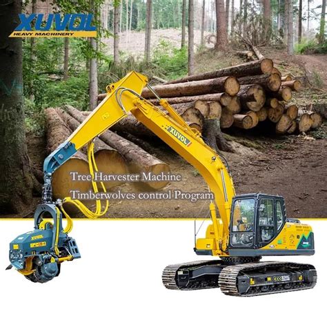 Cut Mm Forest Wood Harvesting Head For Cutting Tree Vertical