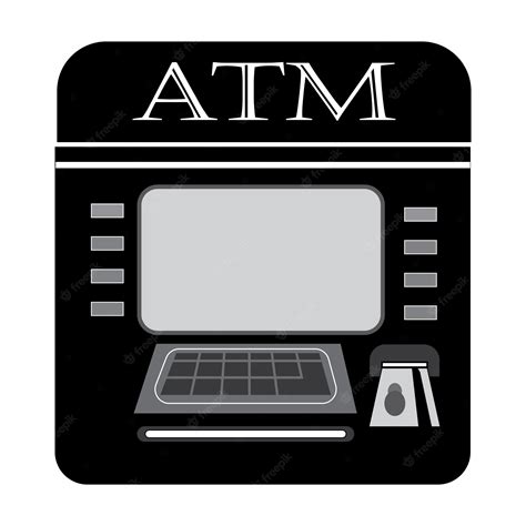 Premium Vector Atm Machine Icon Logo Vector Design Template