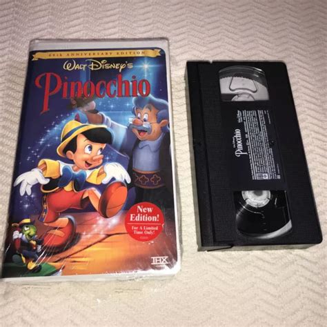 WALT DISNEY S PINOCCHIO 60th Anniversary Edition VHS VIDEO Movie New