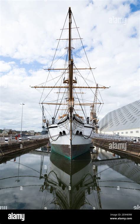 HMS Gannet Victorian Royal Navy Naval Doterel Class Screw Sloop Of