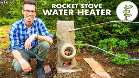 Brilliant DIY Off Grid Water Heater Using A Rocket Stove Eco Snippets