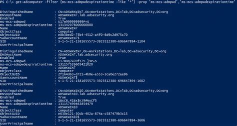 Microsoft Laps Security And Active Directory Laps Configuration Recon