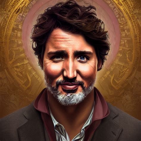 Krea Ai Portrait Justin Trudeau Blackface Sci Fi And F