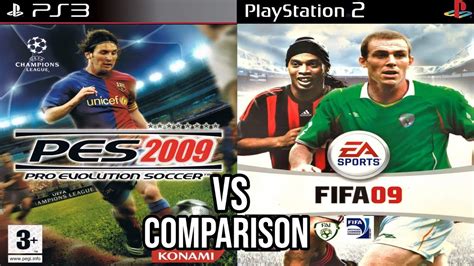 Pes Ps Vs Fifa Ps Youtube