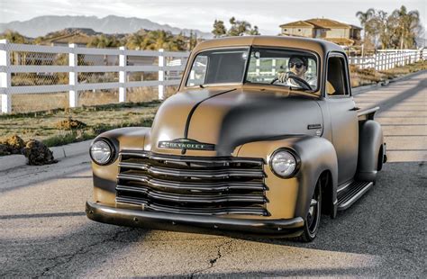 1950, Chevrolet, 3100, Pickup, Lowrider, Custom, Hot, Rod, Rods, Retro ...