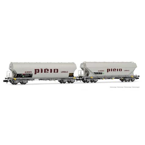 Train miniature Arnold SNCF pack de 2 pièces Piéto Lamballe wagons