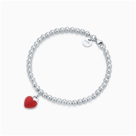 Paloma Picasso® Olive Leaf Pearl Heart Bracelet In Sterling Silver Medium Tiffany And Co